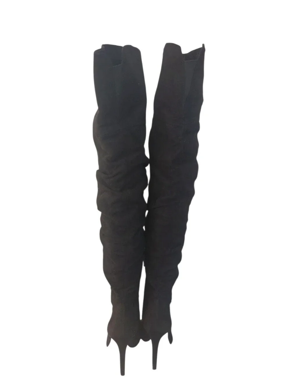 Jessica Simpson Luxella Black Over-the-Knee Stiletto Boots Size 6.5